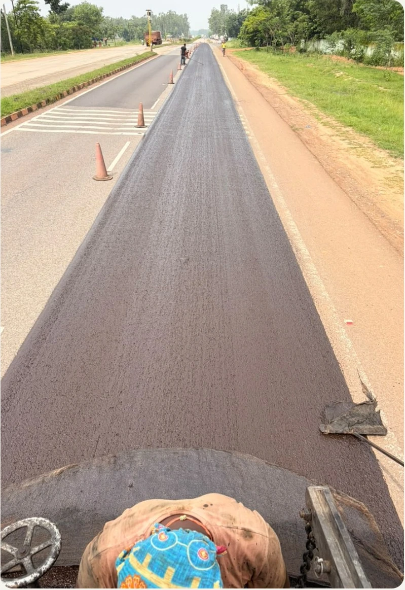 Roadside maintenance work